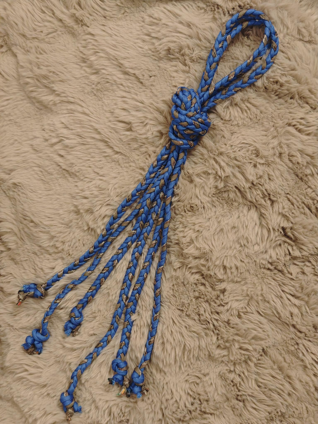 Jouet pieuvre BLEU de 50 cm de longeur 