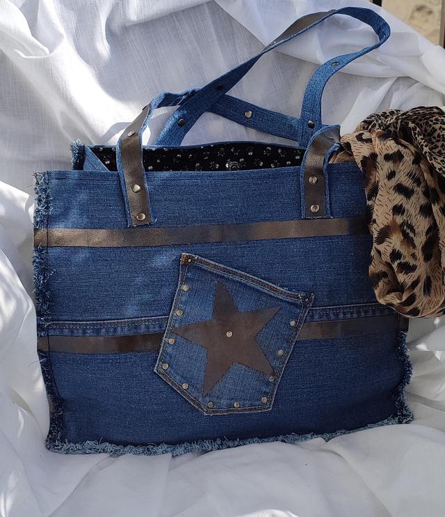 Eliot jeans recyclé (upcycling) pièce unique 