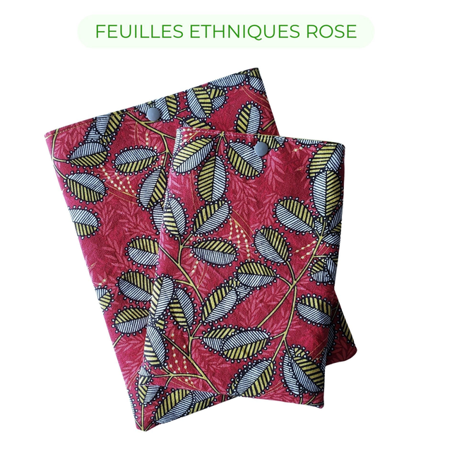 Pochette pour livre - Tailles S et M - Divers motifs