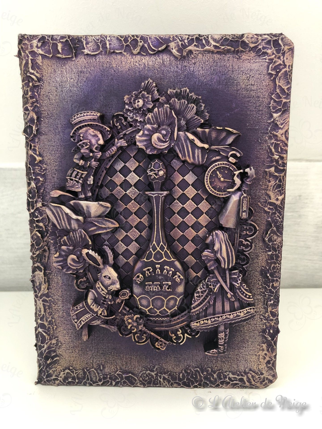 Carnet Alice in Wonderland Violet