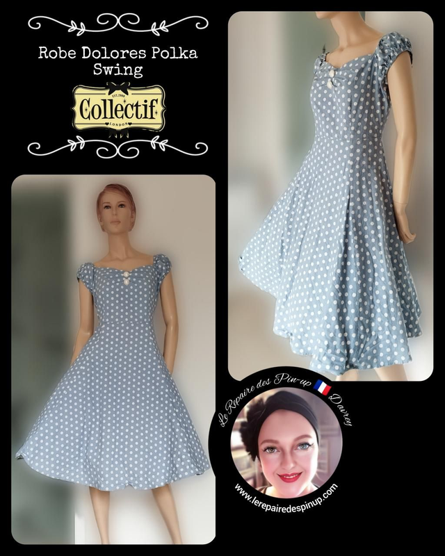 Robe Collectif Dolores Polka T44/46
