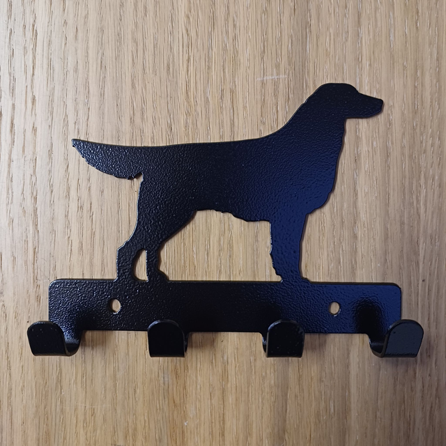 Flat Coated Retriever Key Hook