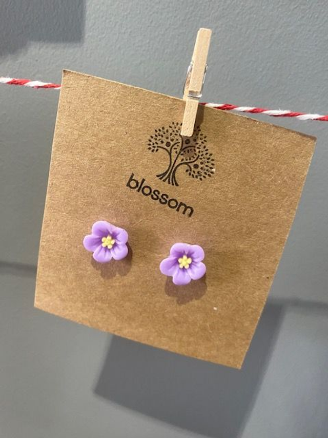 Flower stud Earrings- a range of colours