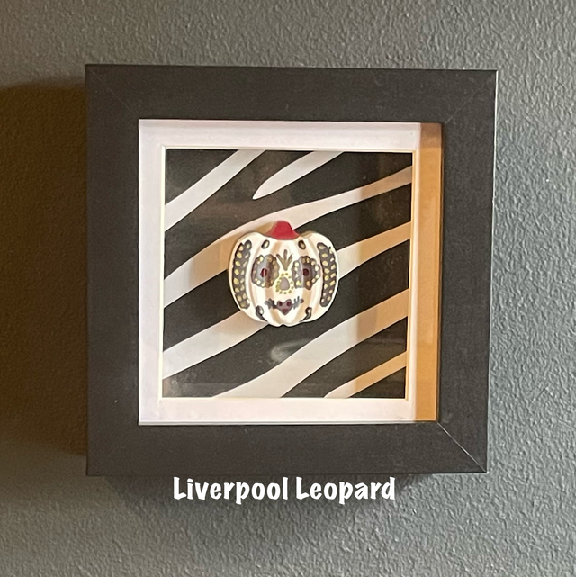 Framed Day of the Dead Pumpkin