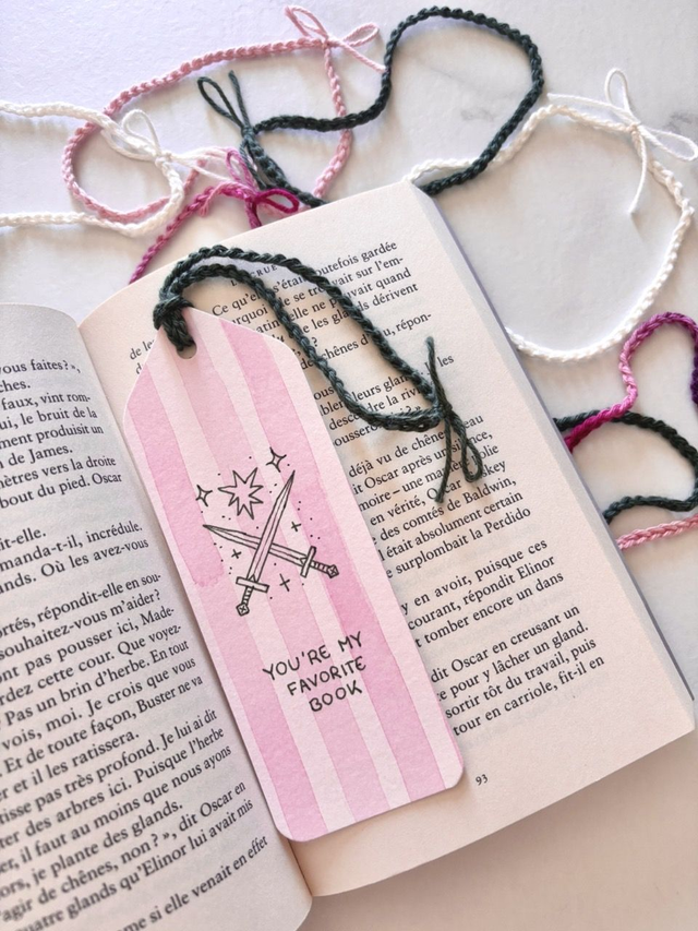 Le jardin des Marques-Pages ~ Rose Pâle