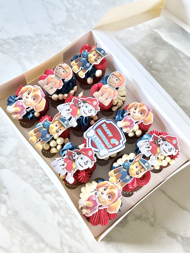 Paw Patrol Birthday Cupcakes