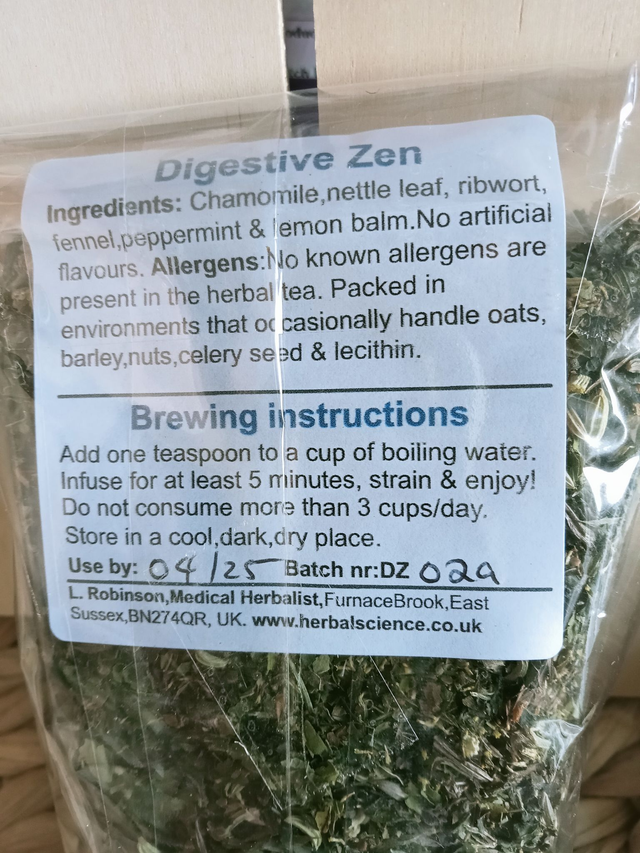 Digestive Zen - herbal tea blend (30g)