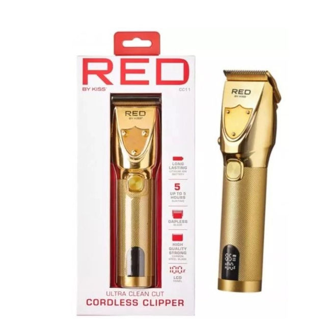RED BY KISS: USB ULTRA CLEANCUT CORDLESS CLIPPER (CC11)