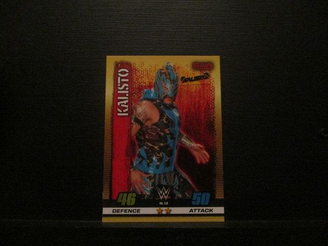 Kalisto - Raw Slam Attax 10th Edition Original Trading Card #110