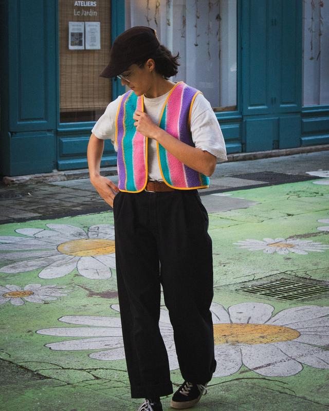 GILET GILDAS Rayures