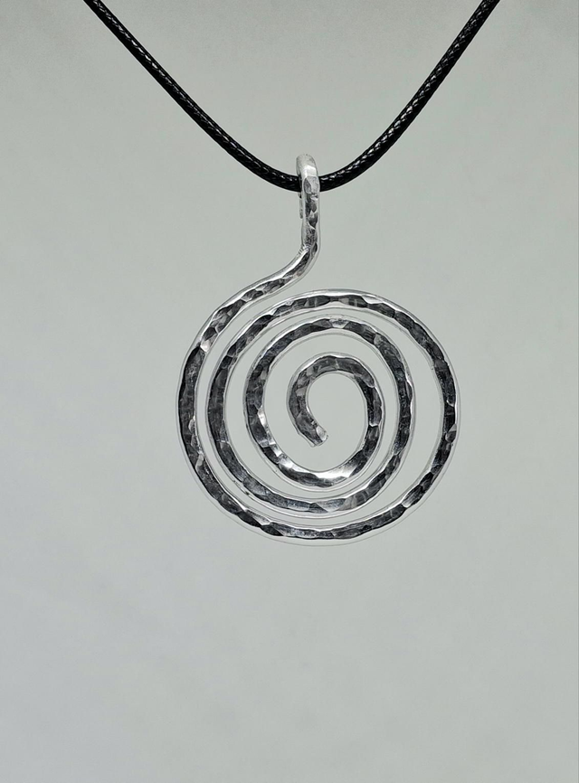Large Hammered Spiral