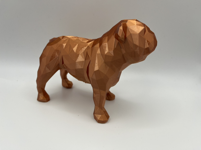 English Bulldog - Poly Statue