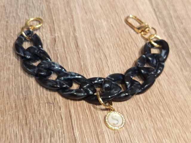 Bracelet gros maillons en acrylique Kaala