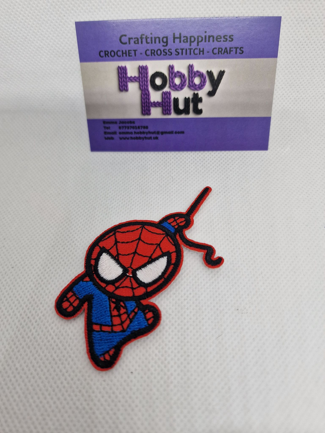 Embroidered Patch - Swinging Spiderman