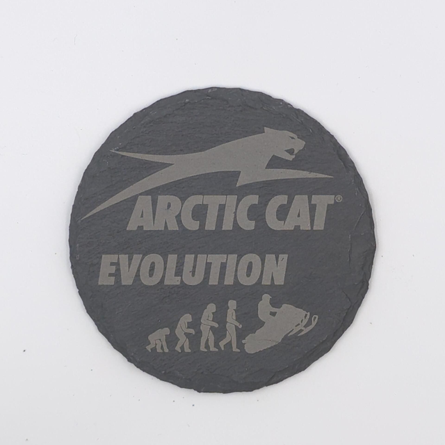 Gravert skiferunderlag – "Arctic Cat Evolution" (10 cm)
