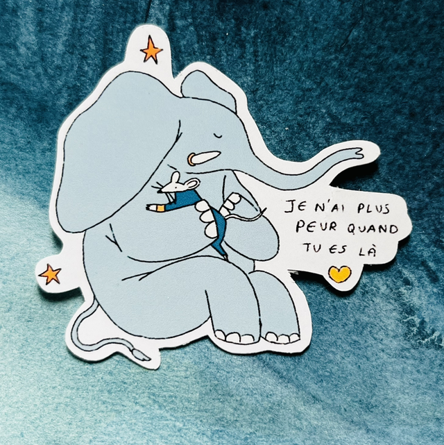 JE N’AI PLUS PEUR QUAND TU ES LÀ