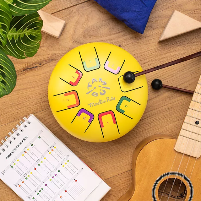 Petit tambour à languettes Popipo - Moulin Roty 