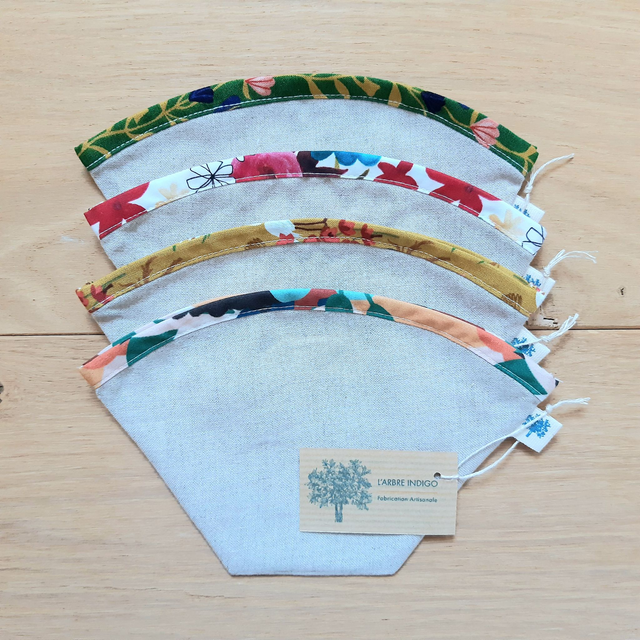 Filtre à café en lin bio / Jardin japonais