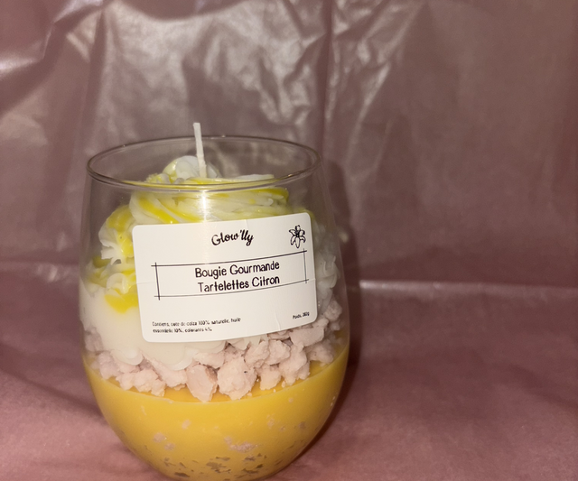Bougies Gourmande Tartelettes Citron 