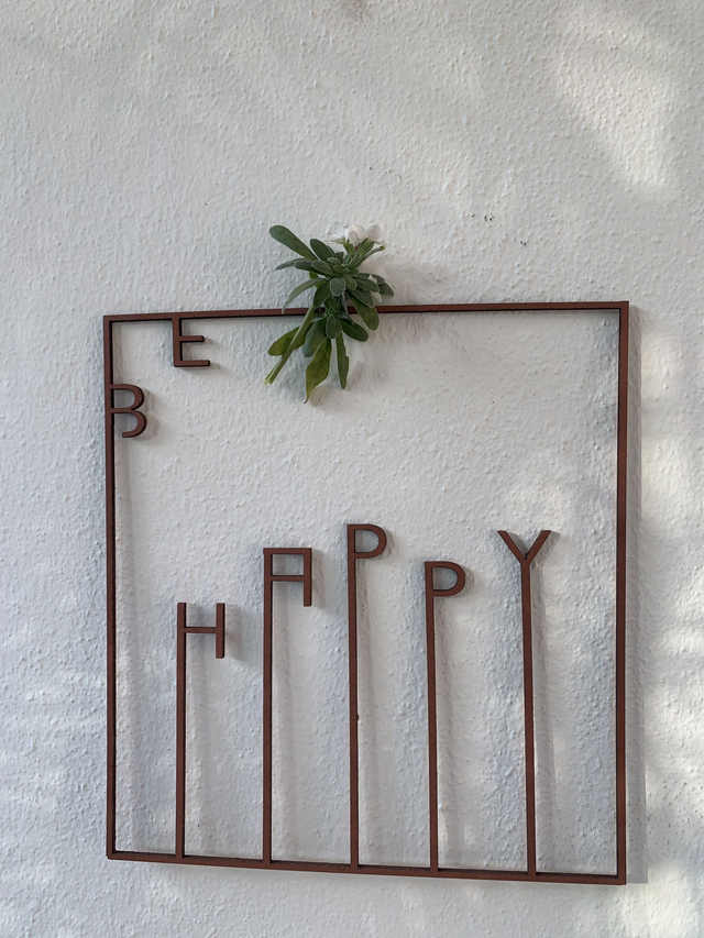 Décoration murale &quot;Be Happy&quot;