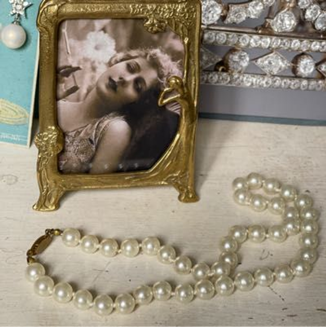 Perlenkette 20er Jahre Glasperlen 