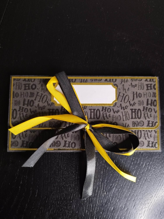 Pochette cadeau (argent ou chèque) "Noir"