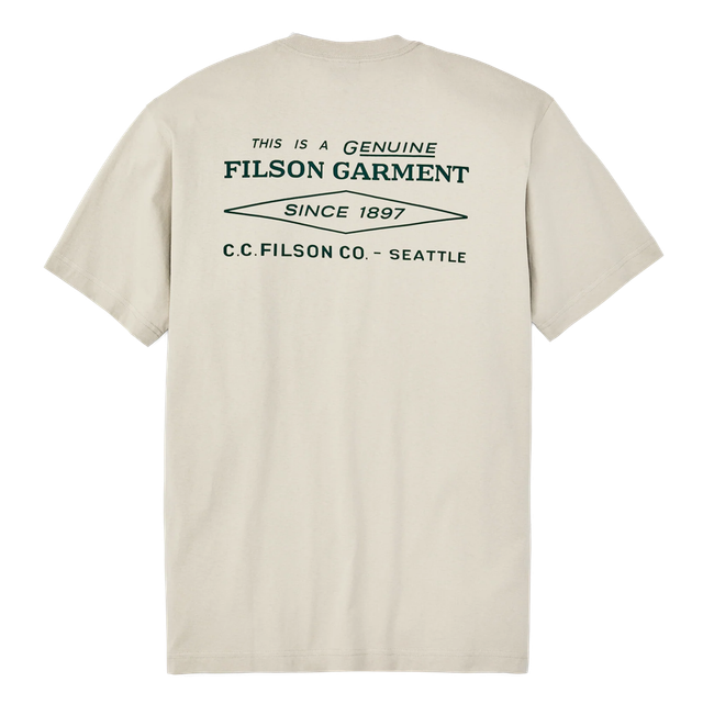 Filson Diamond T-Shirt Gray Sky