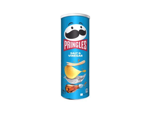 Pringles Salt &amp; Vinegar Crisps 165g