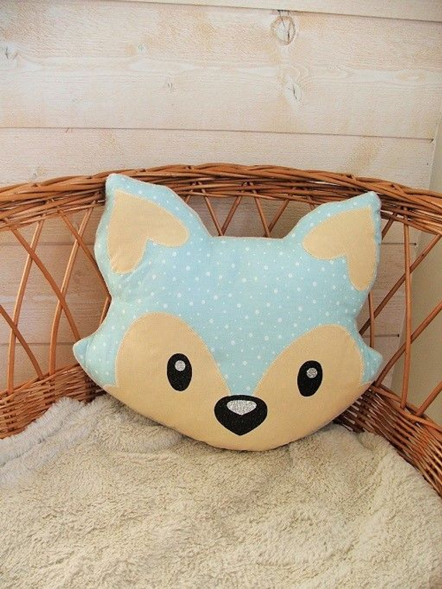 Coussin range pyjama Bleu glacier