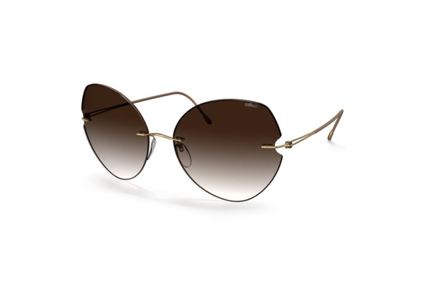 Eyewear Woman Silhouette Rimless Shades SIL_08182_75_7530