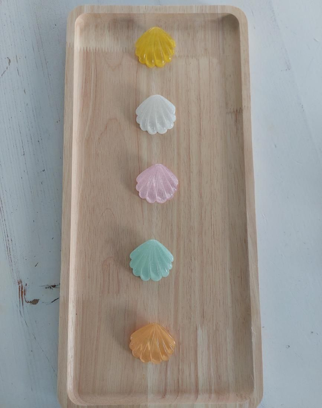 Broche Ondine coloré 