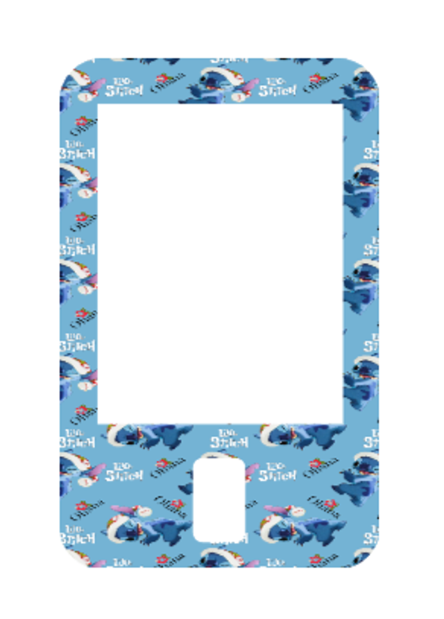 Christmas Stitch Blue Decal