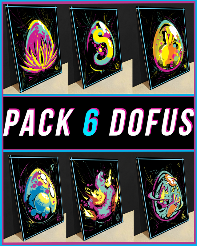 [G.A] · DOFUS PACK X6 TABLEAUX ·