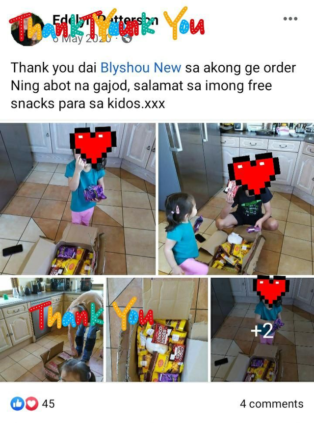 From Customer: Edelyn ( England)