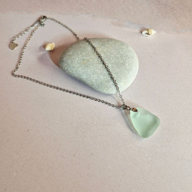 Collier ACQUA CHIARA - Verre de mer - Ardore Marina, Calabre