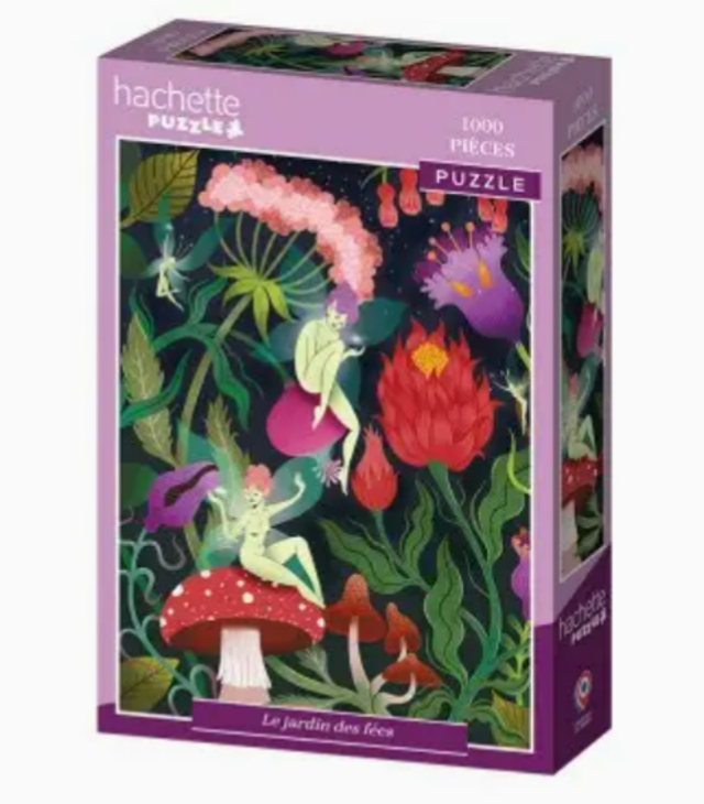 Puzzle 1000 Pièces Hachette - Le jardin des fées