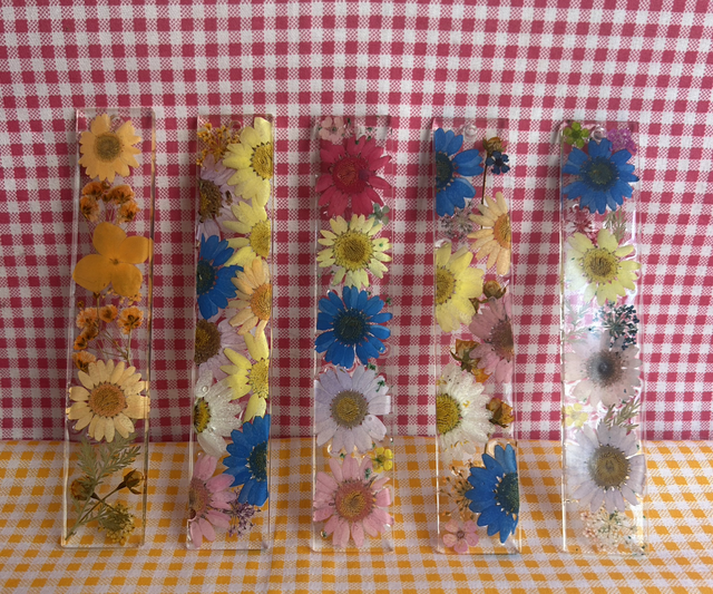 Marcapáginas Florales 