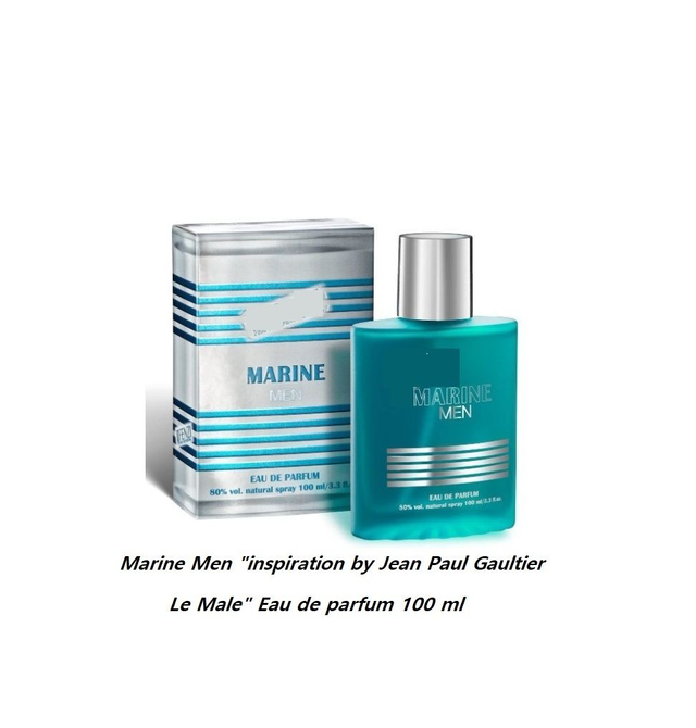 Marine Men " inspiration by Jean Paul Gaultier Le Male " Eau de parfum 100 ml