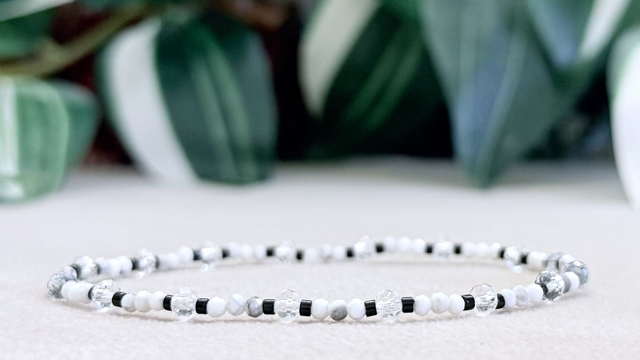 Bracelet | Howlite - Délicat 3