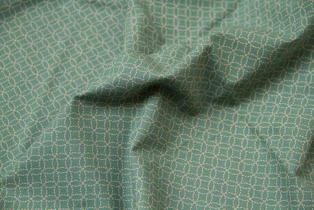 Sashiko Verde Claro 50x55 cm