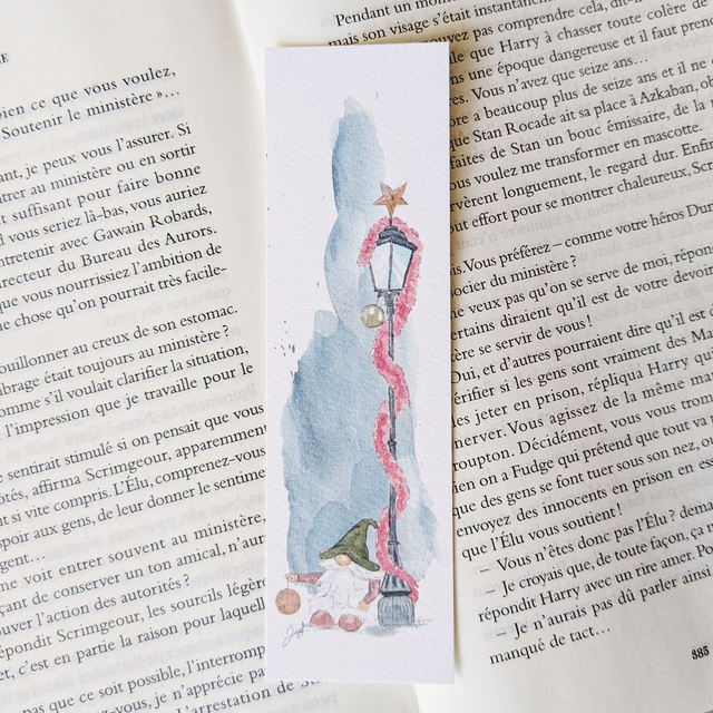 Marque-page - Noël - Le Lampadaire