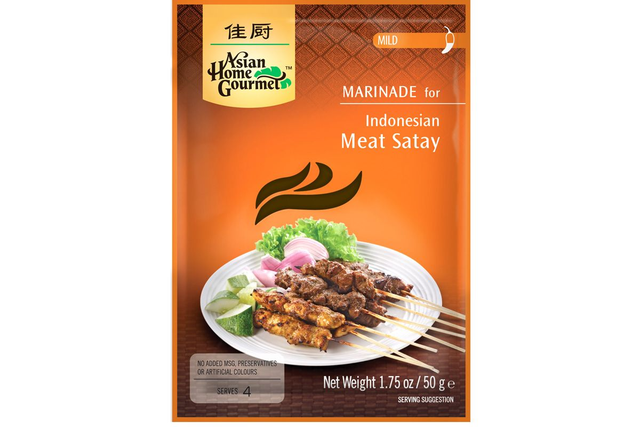 Asian Home Gourmet Marinade For Indonesian Meat Satay