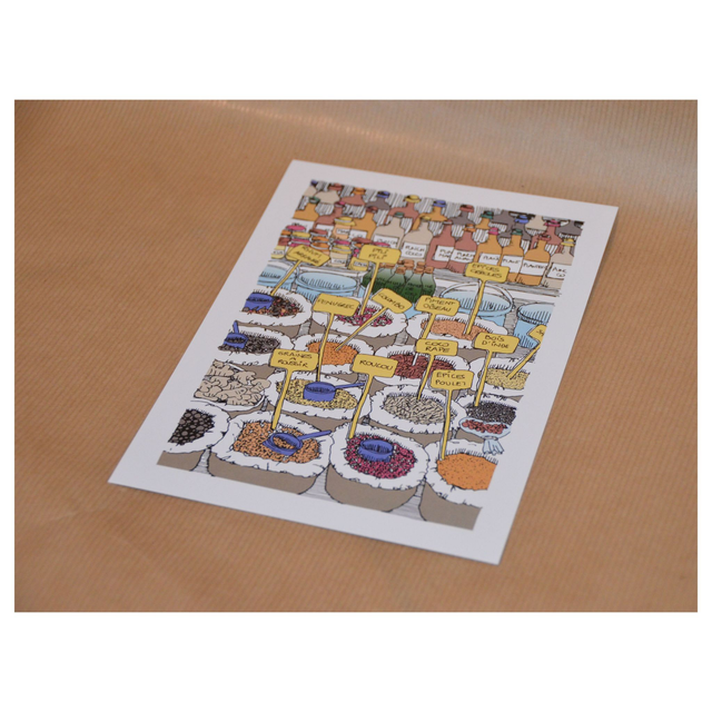 carte marché aux épices