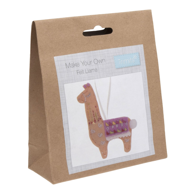 Llama Felt Decoration Kit