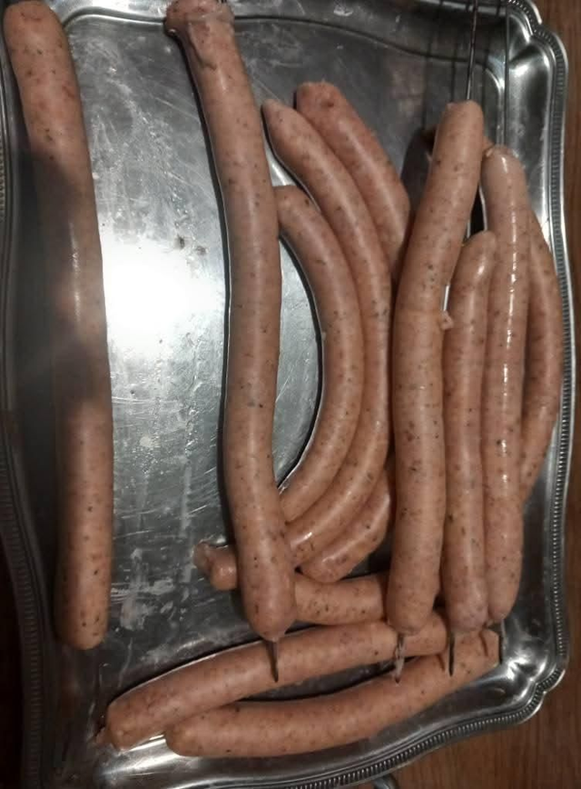 Saucisse fumer au bois de hêtre 