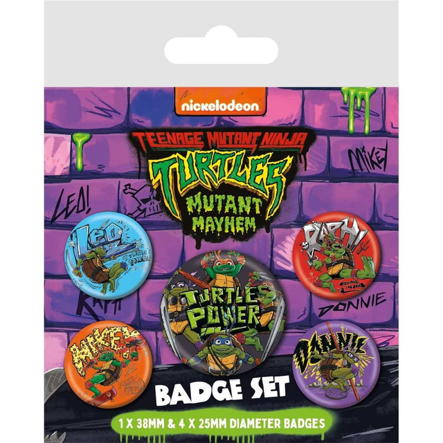 Teenage Mutant Ninja Turtles: Mutant Mayhem Badge Pack