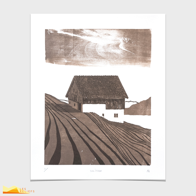 Woodcut 'Solitude'