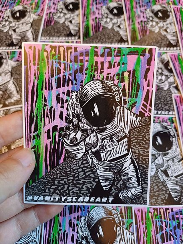 Alien Escape Sticker