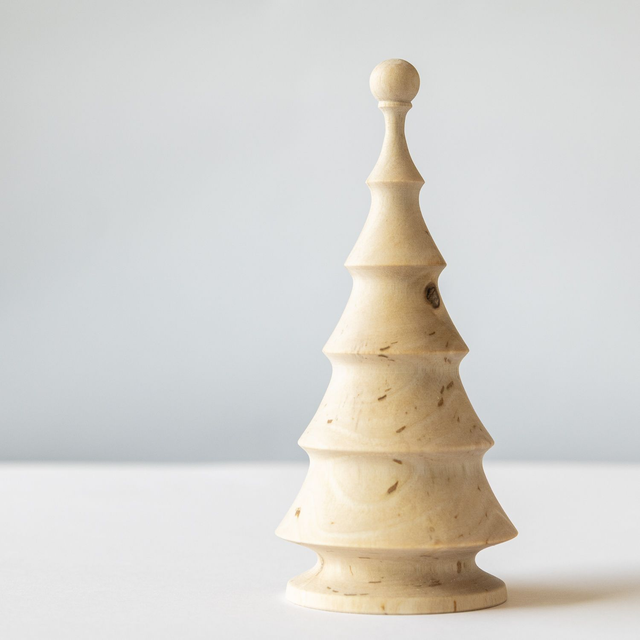 Tree, small 5x11 cm. Birch. Satin laquer. (1)