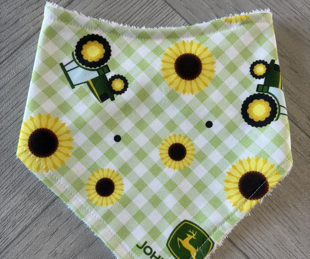 John Deere Bamboo Dribble Bib